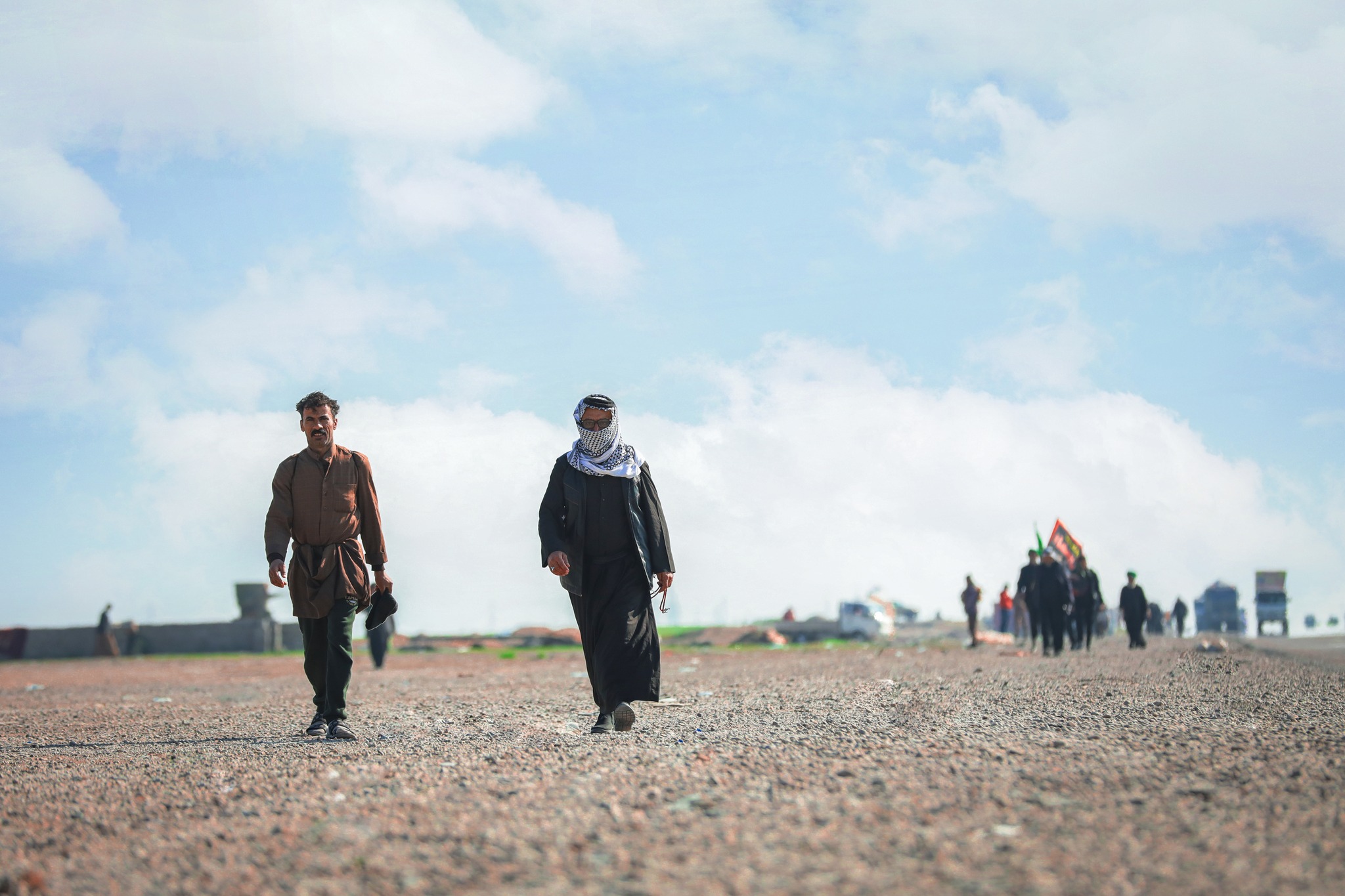 İmam Hadinin (ə) piyada zəvvarları - FOTO