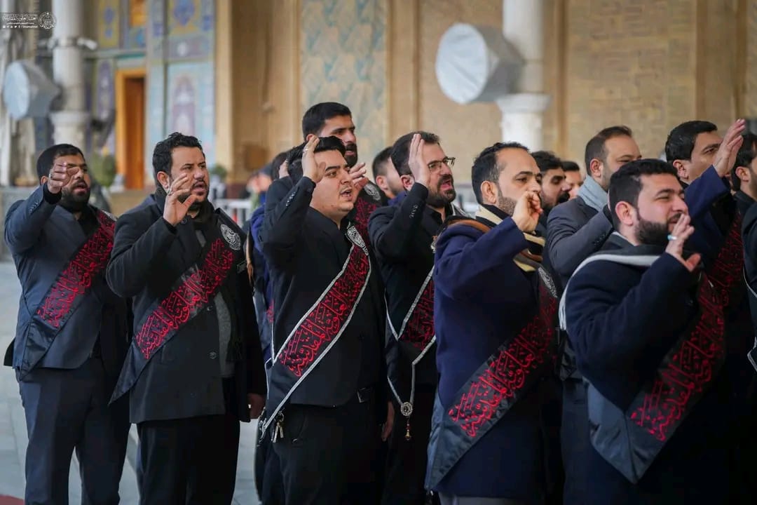 İmam Əli (ə) ziyarətgahında İmam Hadinin (ə) şəhadət məclisi keçirilib - FOTOLAR