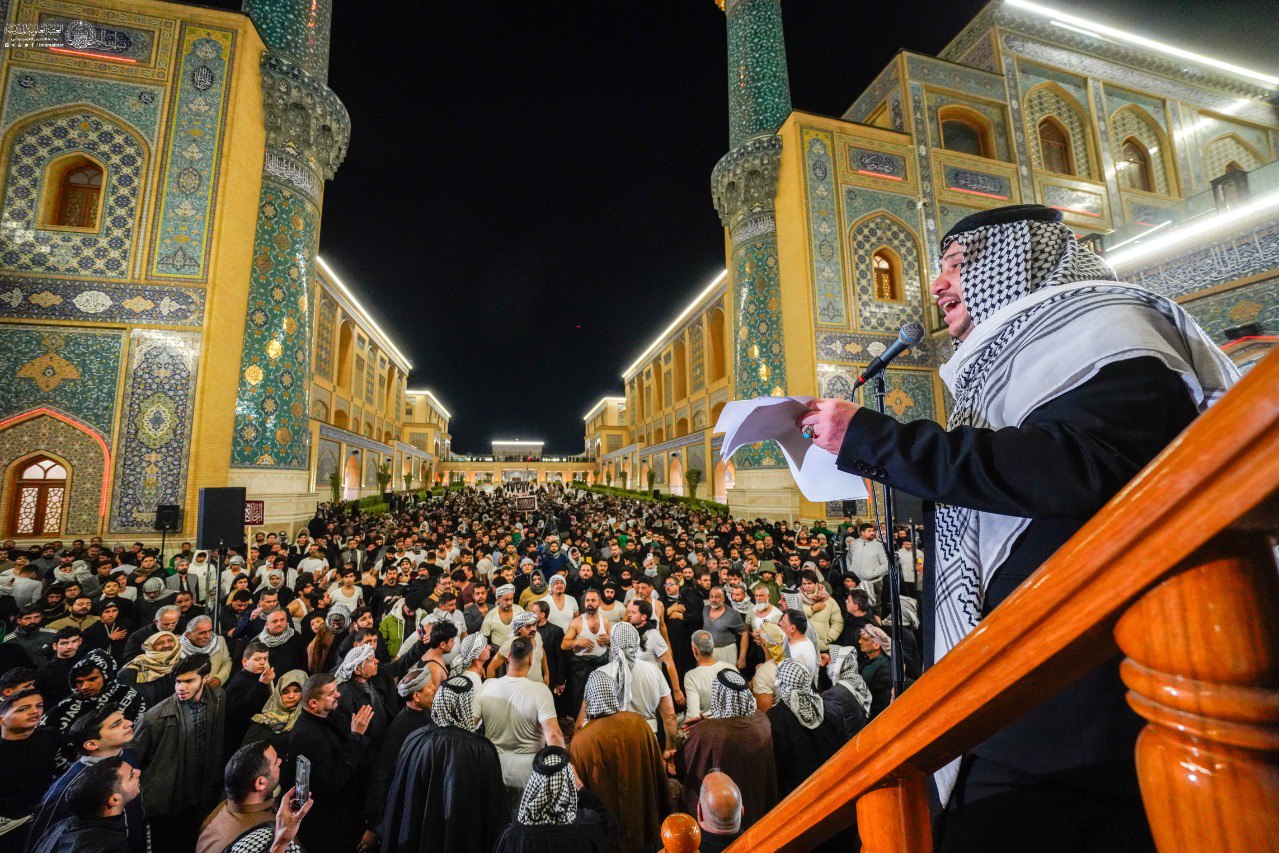 İmam Əli (ə) Ziyarətgahında Xanım Zeynəb (ə) matəmi FOTO/VIDEO