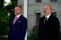İlham Əliyev Peleqrinini Şuşada qarşıladı
