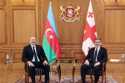 İlham Əliyevin Gürcüstanın Prezidenti ilə təkbətək görüşü olub