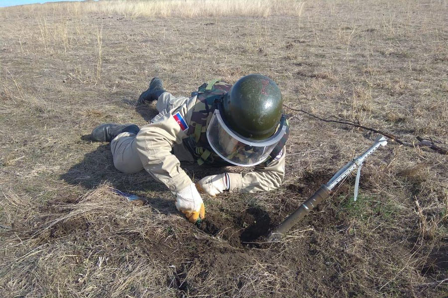 1616 hektardan çox ərazi minalardan təmizlənib