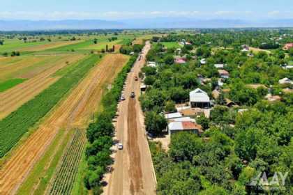 Ağdam-Hindarx-Ağcabədi avtomobil yolu yenidən qurulur