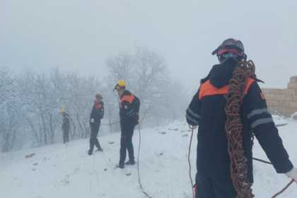 FHN qarlı havada axtarış-xilasetmə ilə bağlı təlim keçirib