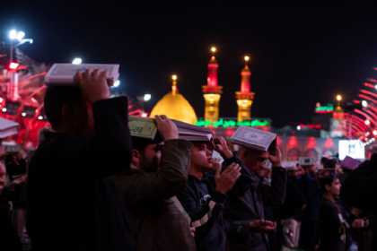 Kərbəlada Qədr gecəsi - FOTOLAR