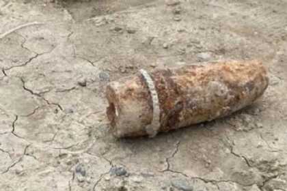 Sumqayıtda partlamamış top mərmisi tapılıb