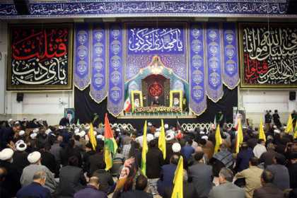 Xanım Məsumə (ə) Ziyarətgahında Ayətullah Xameneinin 40 mərasimi  - FOTOLAR