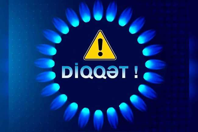 Bu gün üç rayonda qaz olmayacaq