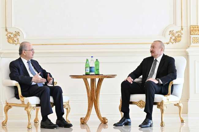 İlham Əliyev Fələstinin Baş nazirini qəbul edib