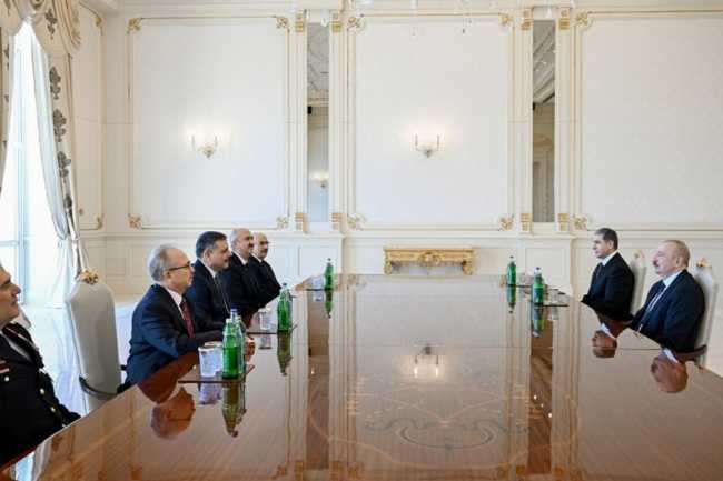 İlham Əliyev Türkiyənin daxili işlər nazirini qəbul edib