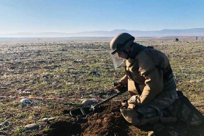 Ötən həftə 1 421, 8 hektar ərazi minalardan təmizlənib