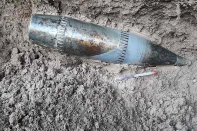 Sumqayıtda top mərmisi aşkar edilib