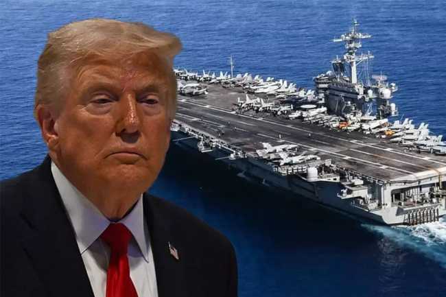 Trampdan İrana yeni təhdid: Daha bir hərbi donanma yola çıxdı