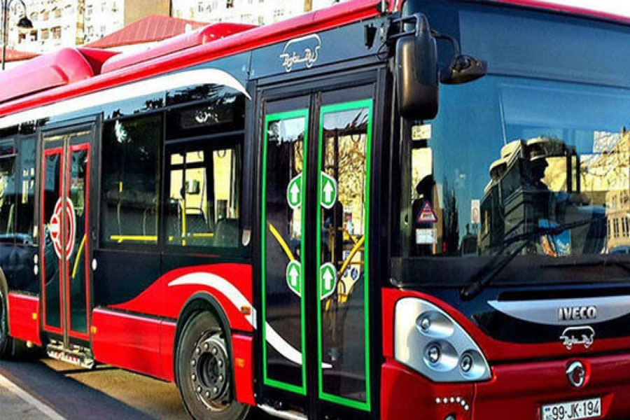 Bakıda iki marşrut üzrə avtobuslar yenilənir