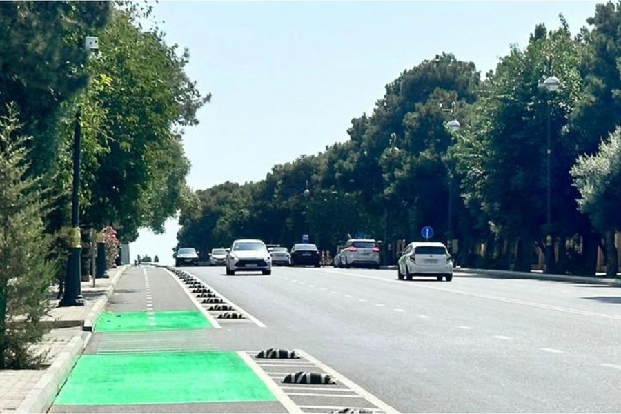 Bakıda ötən il 15 kilometr uzunluğunda mikromobillik zolağı çəkilib