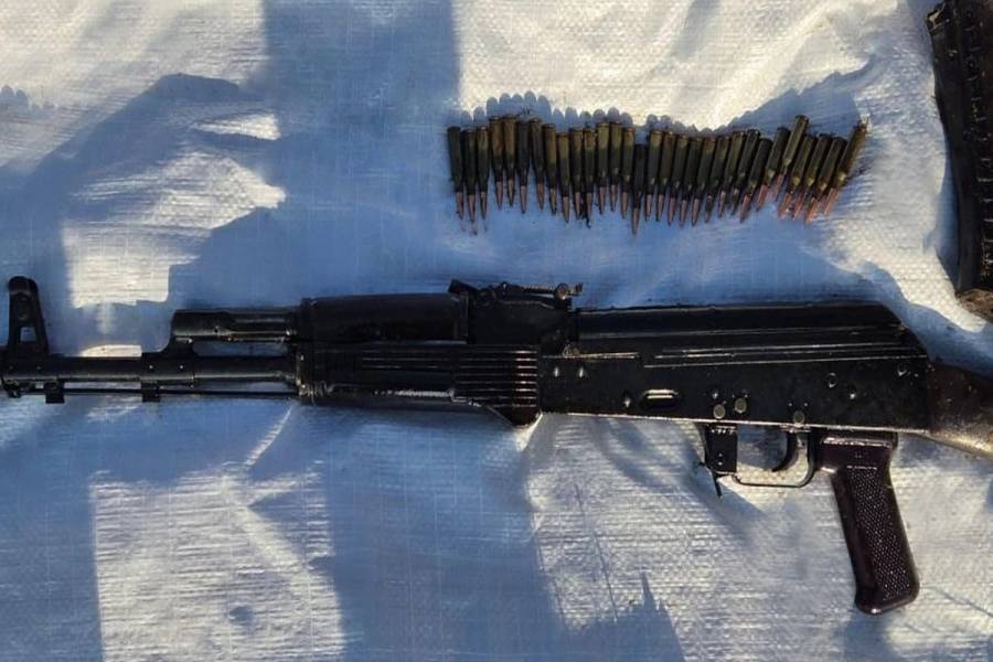 Bərdədə gizlədilən silah-sursat tapılıb