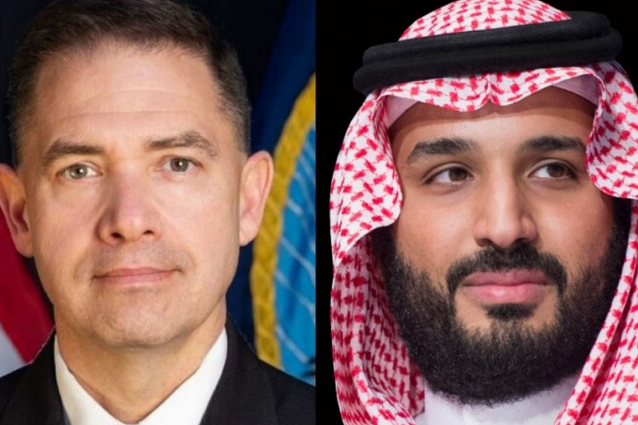 Bin Salman CENTCOM komandanı ilə görüşüb