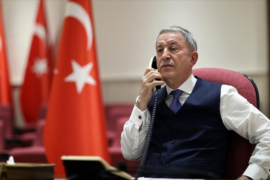 Hulusi Akarla İsrailin müdafiə naziri arasında telefon danışığı olub