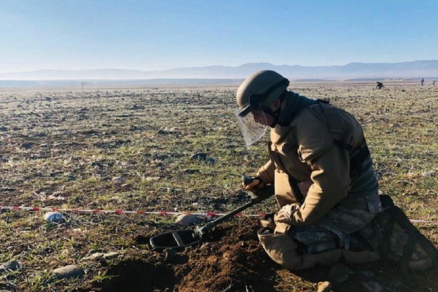 Ötən həftə 1 421, 8 hektar ərazi minalardan təmizlənib