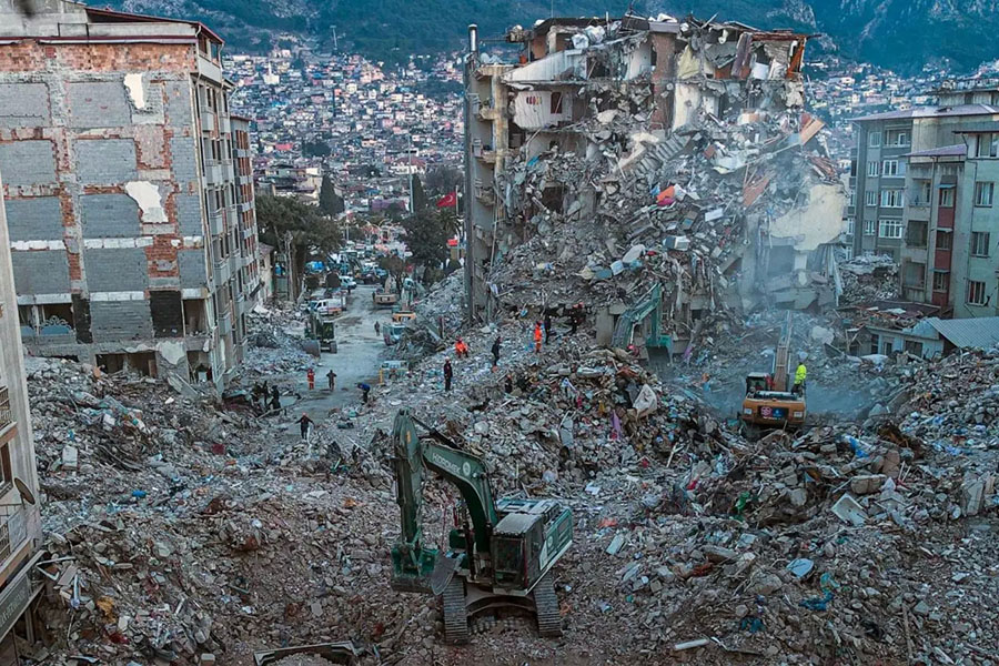 Türkiyədə zəlzələ nəticəsində ölənlərin sayı 45 min nəfəri ötüb