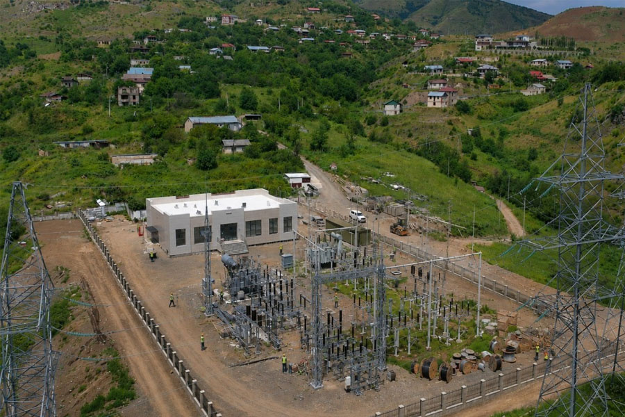 Xankəndi və Ağdərədə 110 kV-luq yarımstansiyalar tikilir