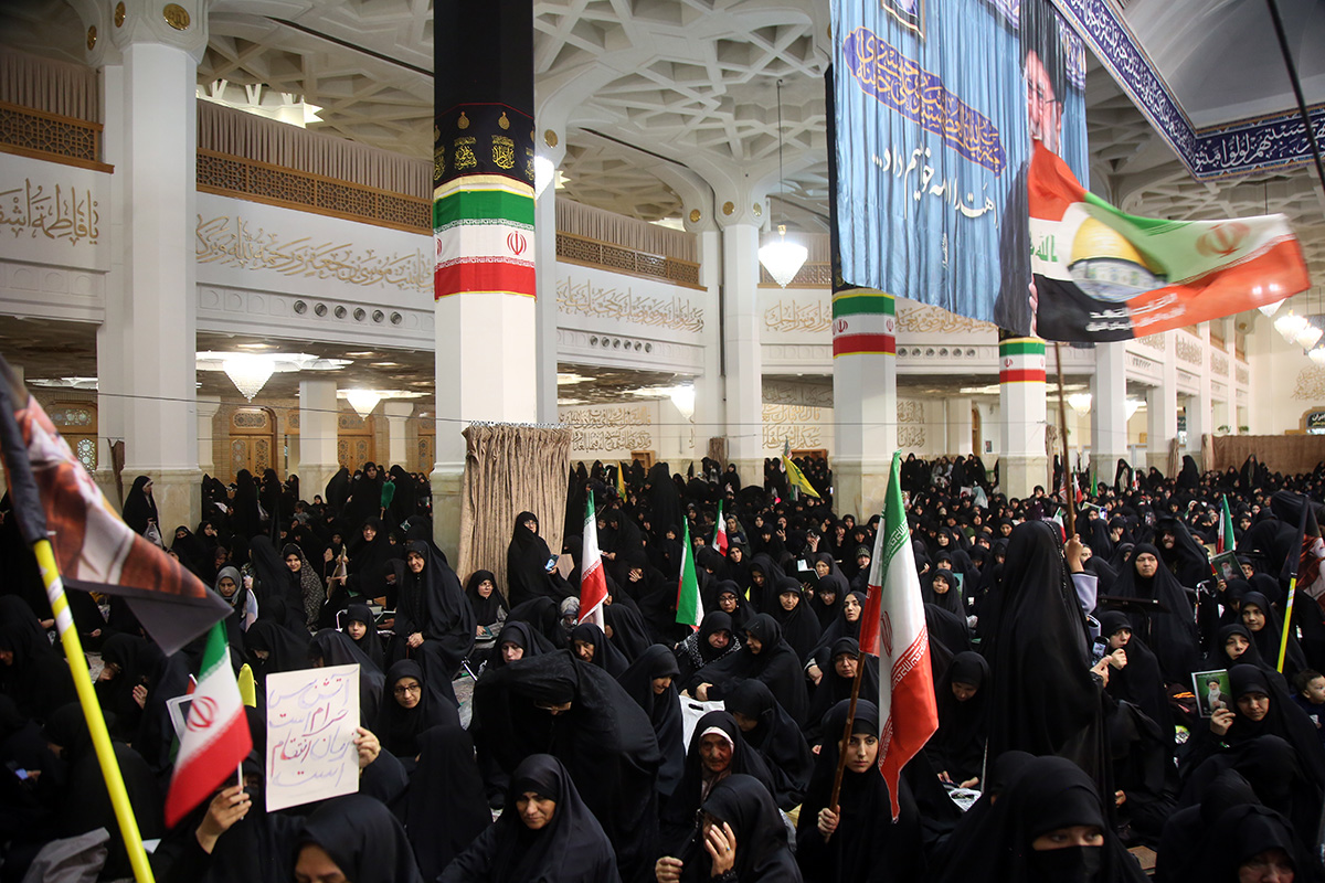 Qumda Ayətullah Xameneinin 40 mərasimi - FOTOLAR 