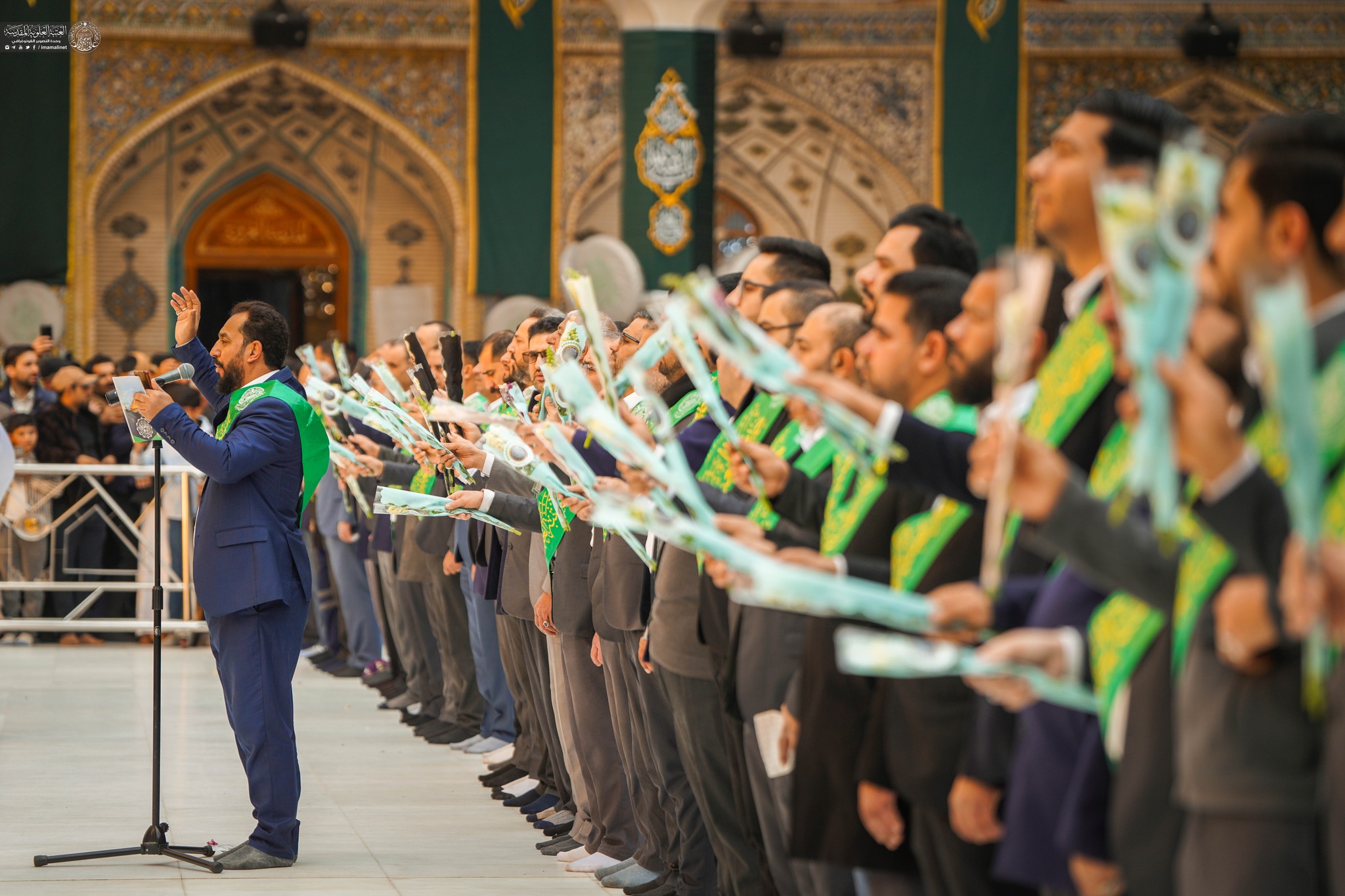 İmam Əli (ə) Ziyarətgahında İmam Zaman (ə) mövludu