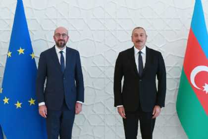 İlham Əliyev Aİ Şurasının Prezidenti ilə görüşüb