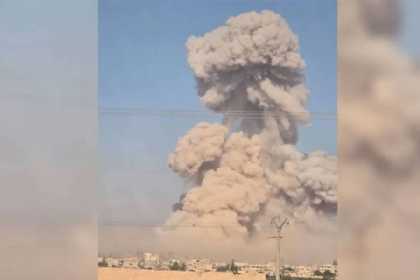 Suriyadakı hərbi hava bazasında partlayış: Ölən və yaralananlar var