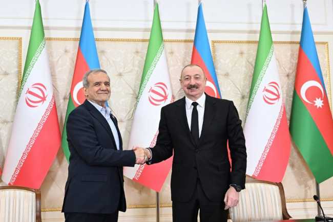 İlham Əliyev İran Prezidentinə təşəkkür edib