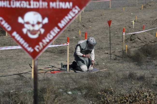 Ötən həftə 1700 hektar ərazi minalardan təmizlənib