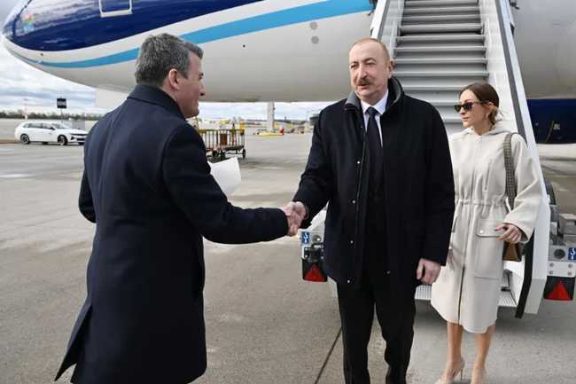 Prezident İlham Əliyev Almaniyada səfərdədir