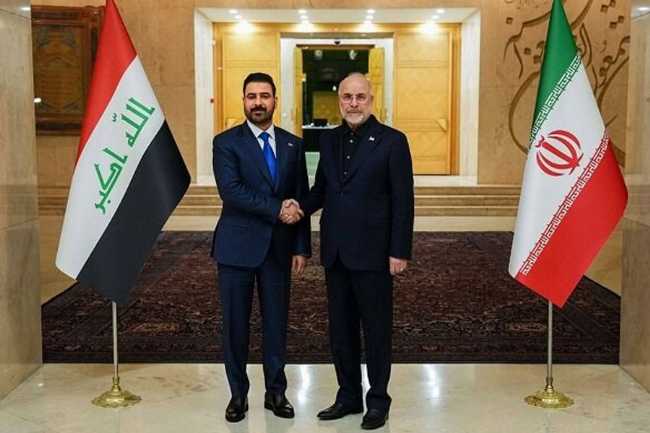 Qalibaf İraqın Baş naziri ilə görüşüb